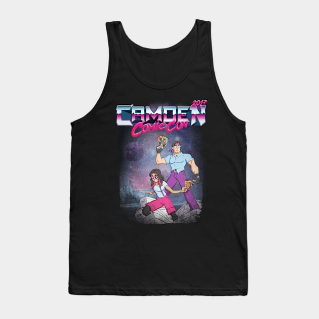 Camden Comic Con 2017 Throwback Shirt Tank Top by camdencomiccon